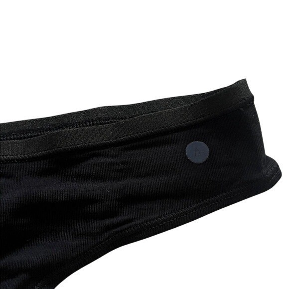 Allbirds Trino Thong Underwear Panty True Black Wool Blend Sz XL NWT
