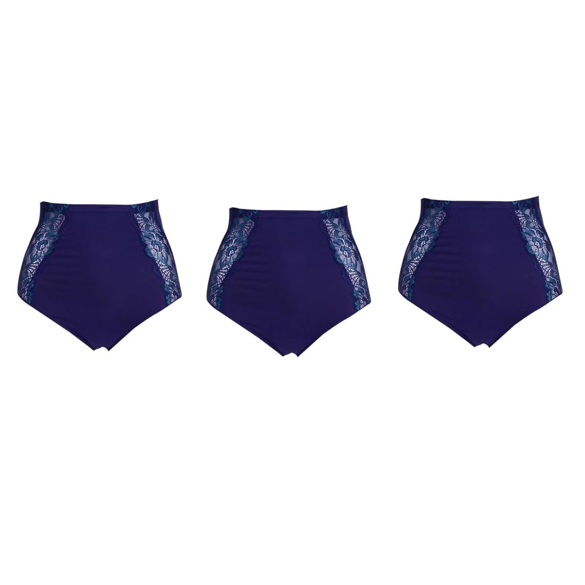 Rhonda Shear Seamless Lace Brief 3-pack 605377-J