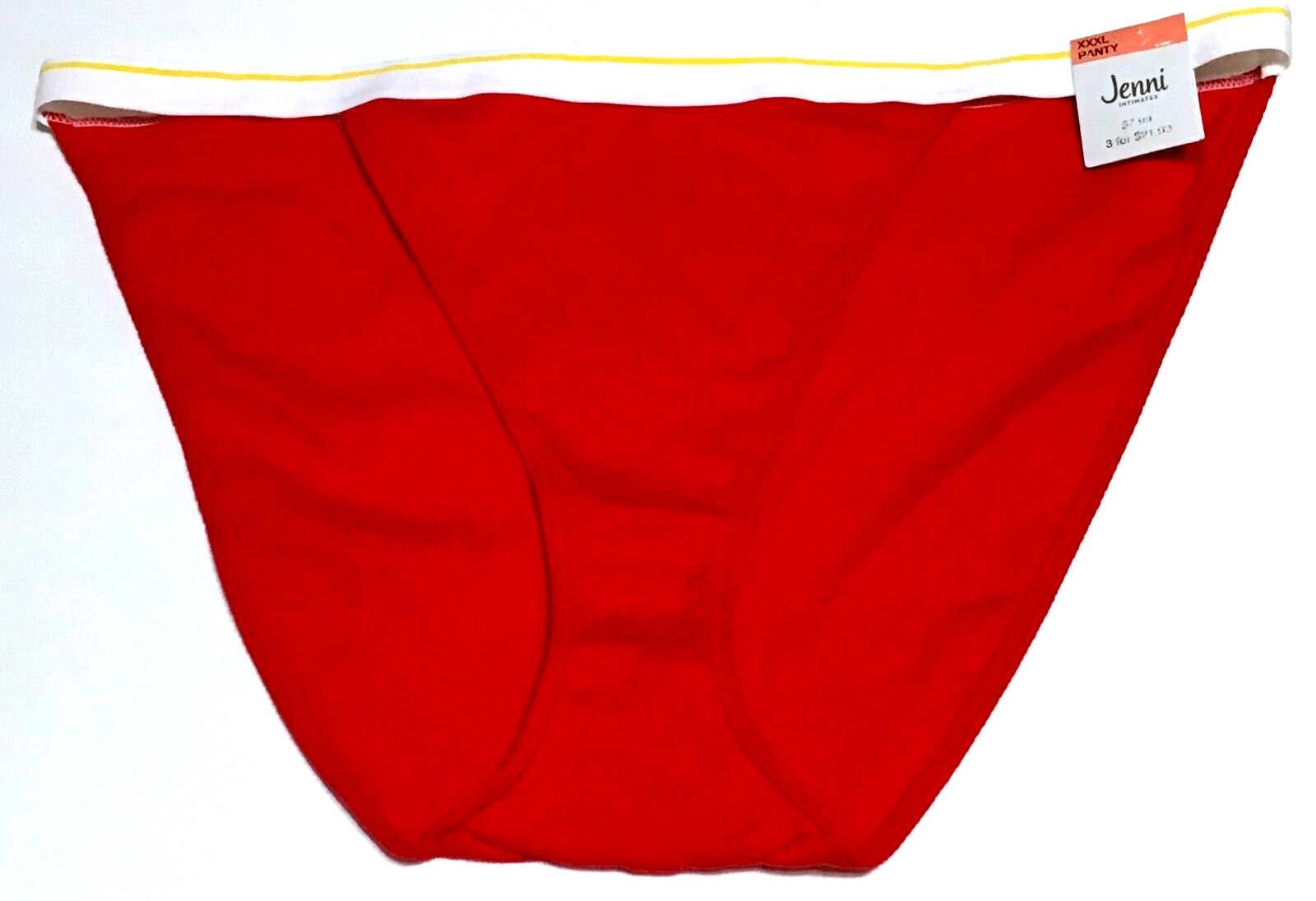 XXXL – NWT red Jenni cotton string bikini panty (XX286)
