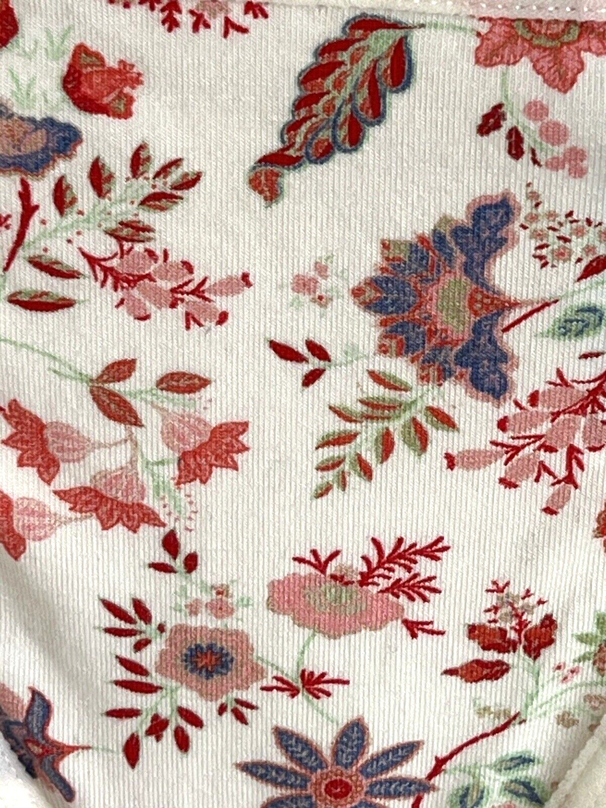 Wildflower Garden Blooms Floral Ivory G String Panties Size XL NWT Forever 21