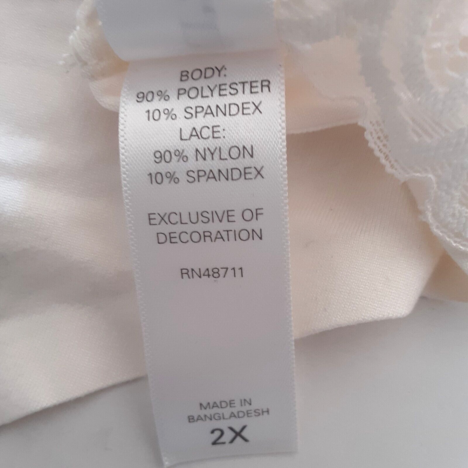 Tranquil & True Womens Size 2X Thongs Brushed Microfiber Lace Back 3 Pack