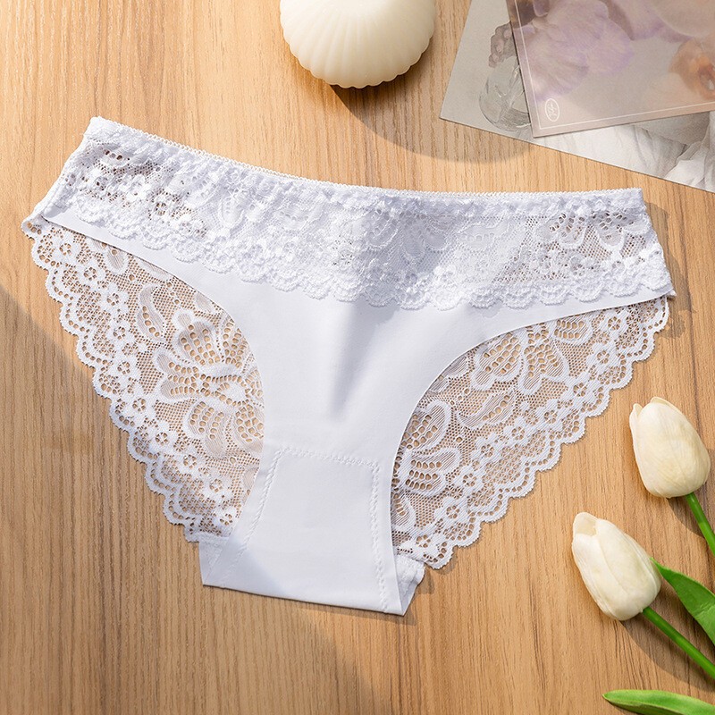 7PCS/LOT Sexy Lady Womens Low Waist Lace Panties Brief Bikini Underwear Lingerie