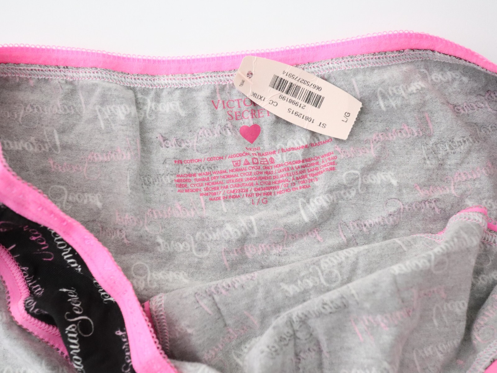 3 NEW Victoria’s Secret VTG Picot 95% Cotton Thin-Signature Brief Panties LARGE