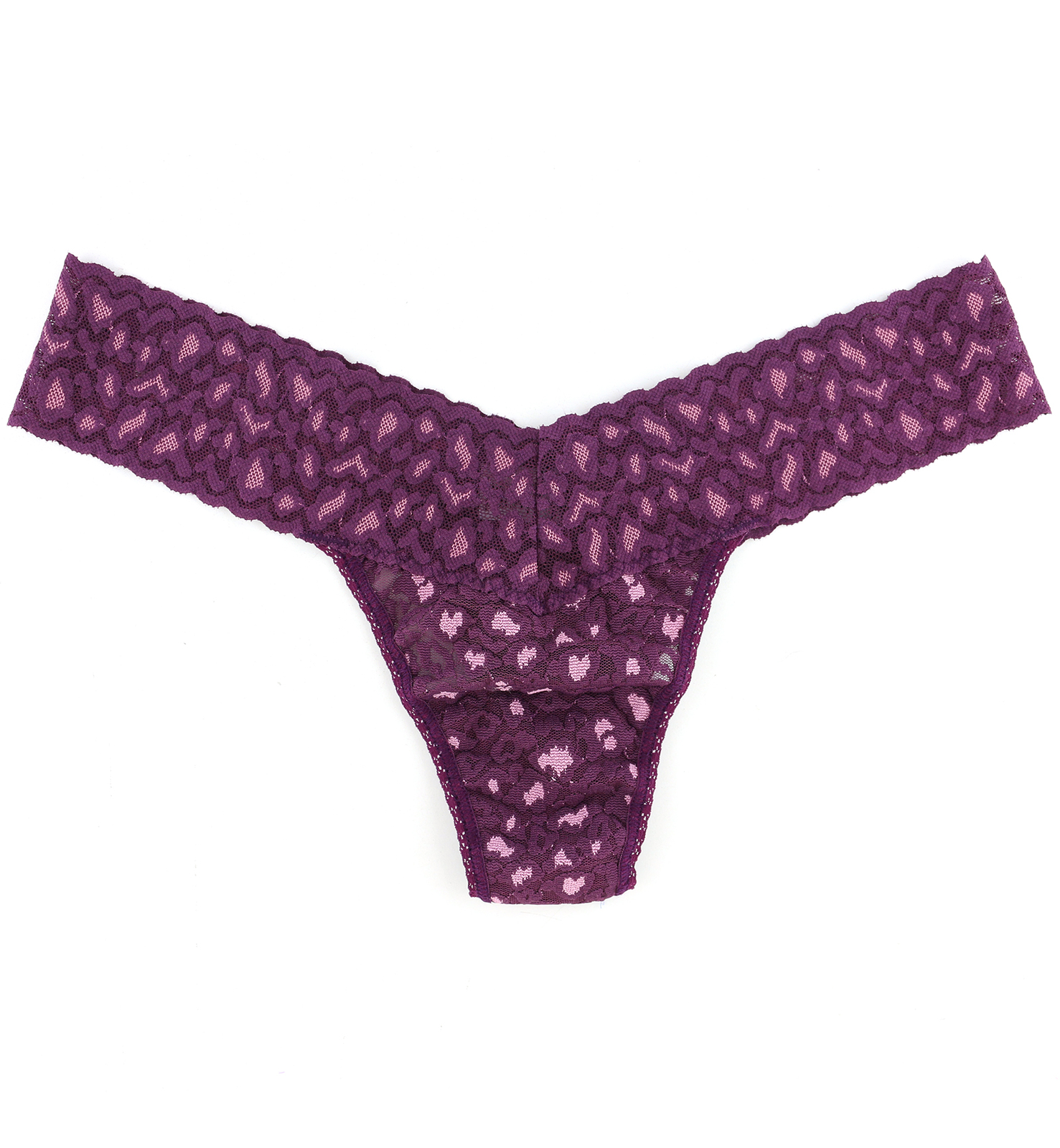 Hanky Panky Cross Dyed Leopard Low Rise Thong (7J1051P)
