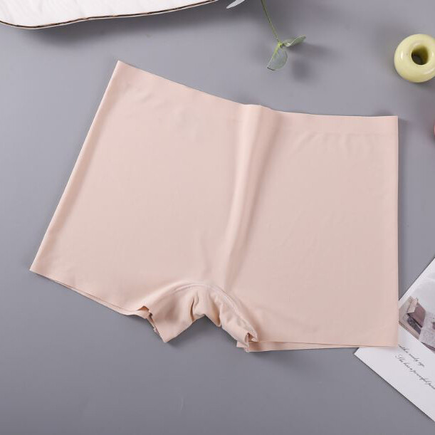3 Packs Womens Seamless Boy Shorts Ice Silky Boxer Shorts Panties Underwear
