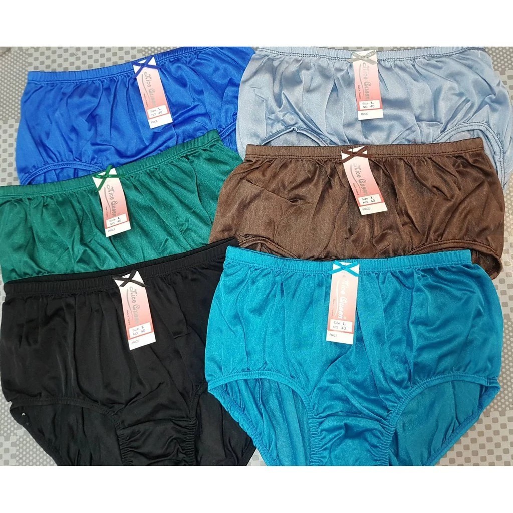 Nylon Panties Men Women Underwear Plus Size Comfort High Waist Knickers Pant Set