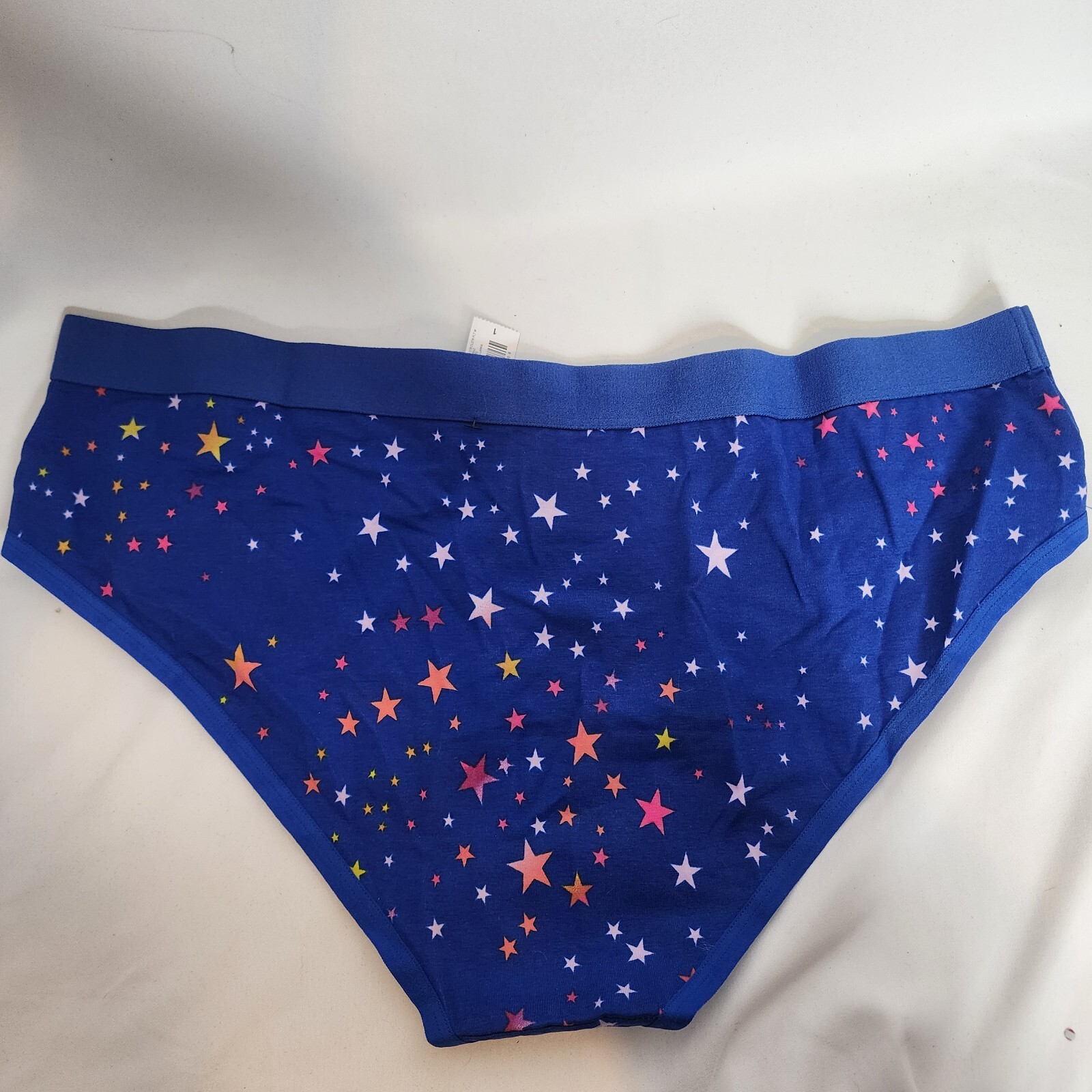1X 14W 16W Torrid Blue Stars Hipster Panty Rainbow Cluster Mid Rise Cotton Stret