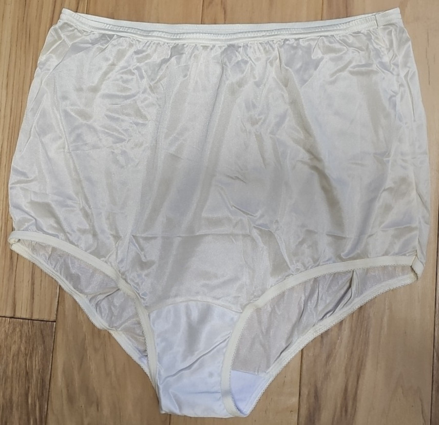 Vanity Fair NYLON BRIEFS Underwear Size 8 / XL Perfectly Yours 15711 3-PAIR
