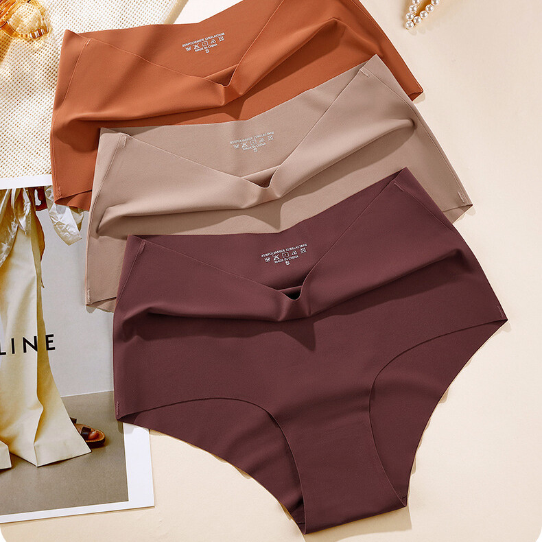 3 Pack Lot Plus Size Womens Sexy Panties Brief High Waist Underwear Lingeries