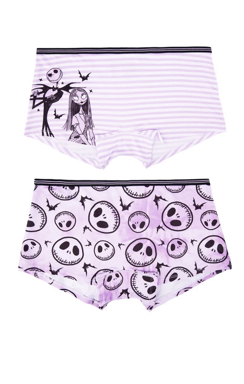 Women’s Disneys Nightmare Before Christmas Licensed Boyshort Panties 2pk X-LARGE