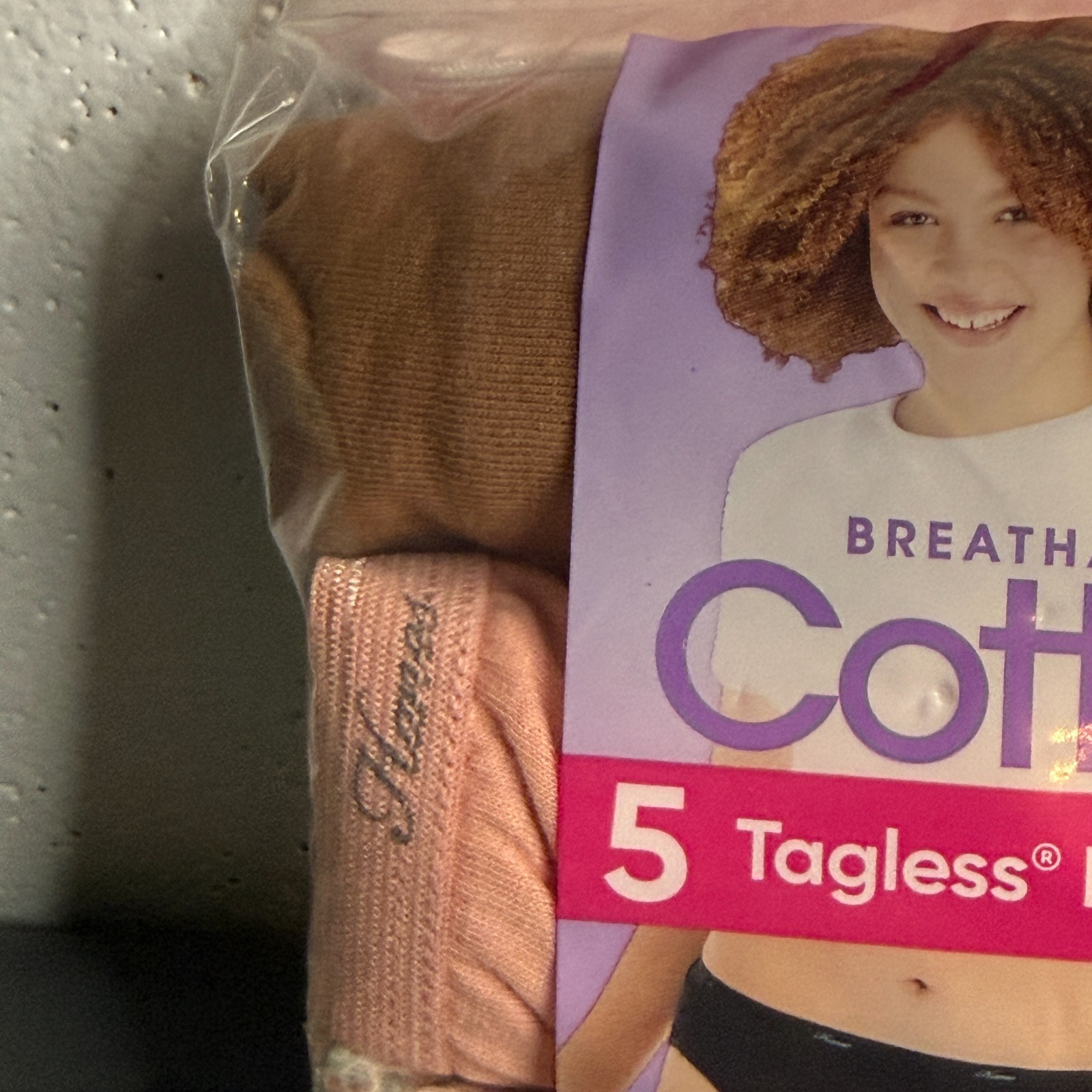 Hanes Womens Tagless Breathable Cotton Hi-Cuts 5-Pack Size 2XL (9) Comfort Fit