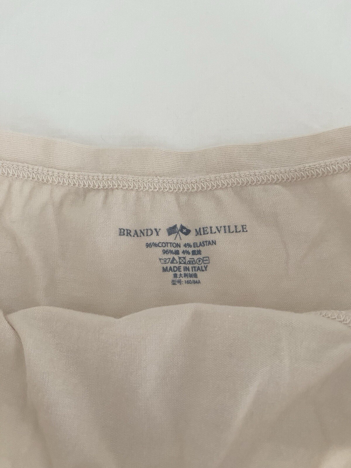 brandy melville light pink bow underwear/panties coquette kawaii cute dollette ♡