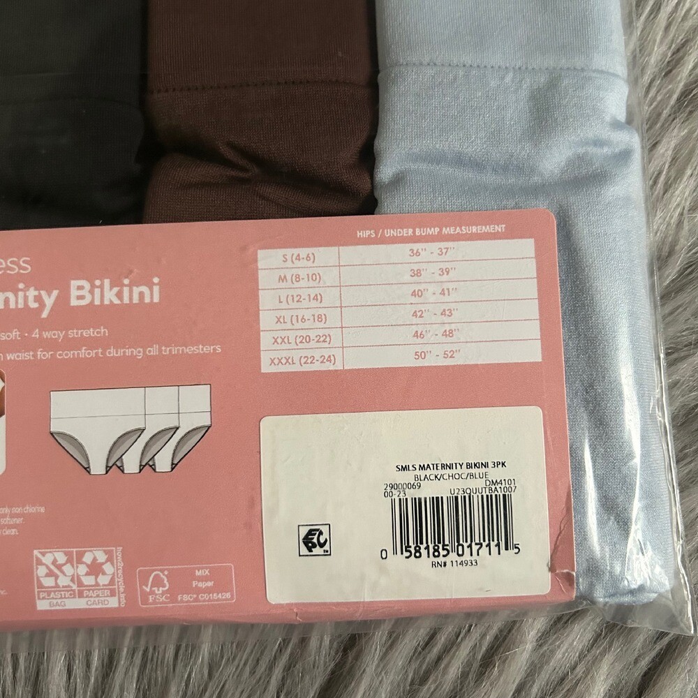 Destination Maternity Seamless Bikini Womens Size Small Cooling Buttery Soft