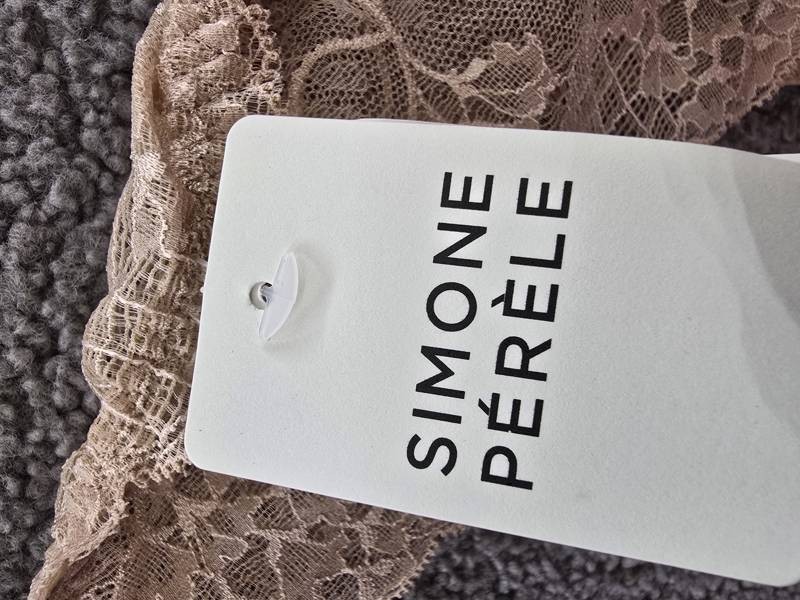Simone Perele Reve Lace Tanga Scalloped Mid Rise Panty Women’s Nude Pull On