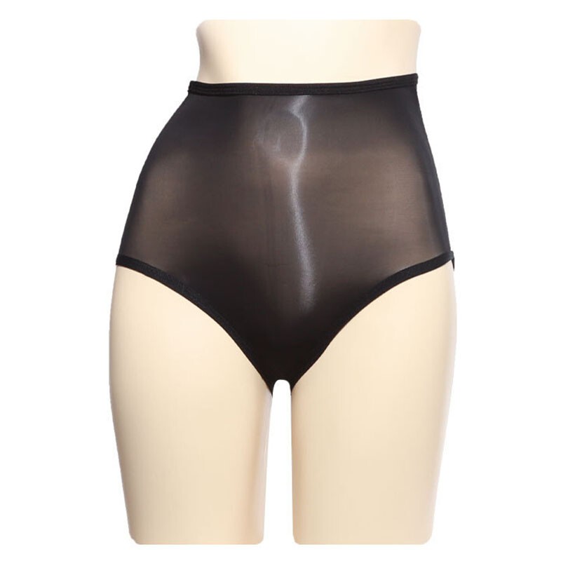 Women’s See Through Oil Shiny Glossy Briefs Underwear Panties Knickers Briefs O