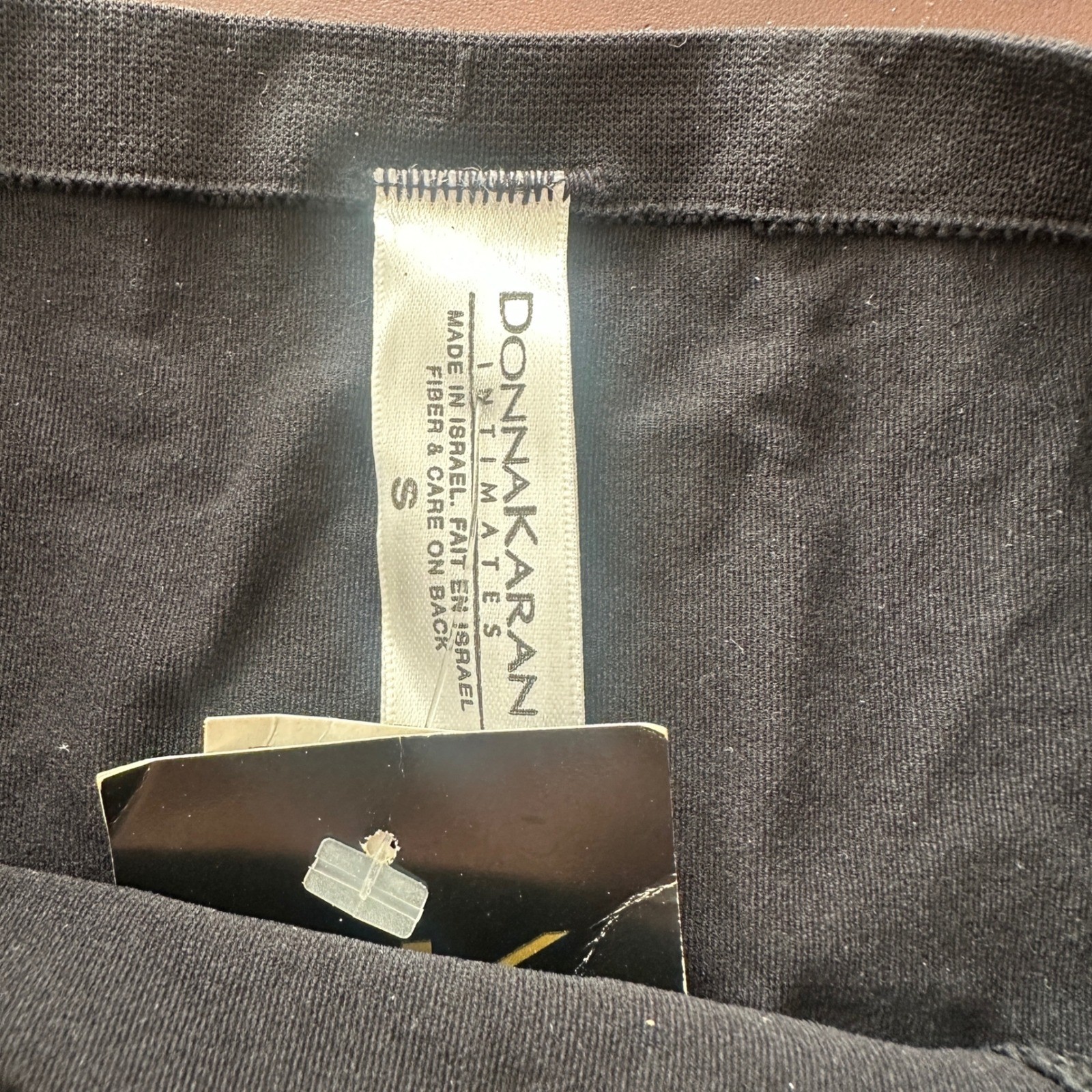 Donna Karan Intimates Vintage 90s Black High-Cut Briefs Nylon Spandex NWT