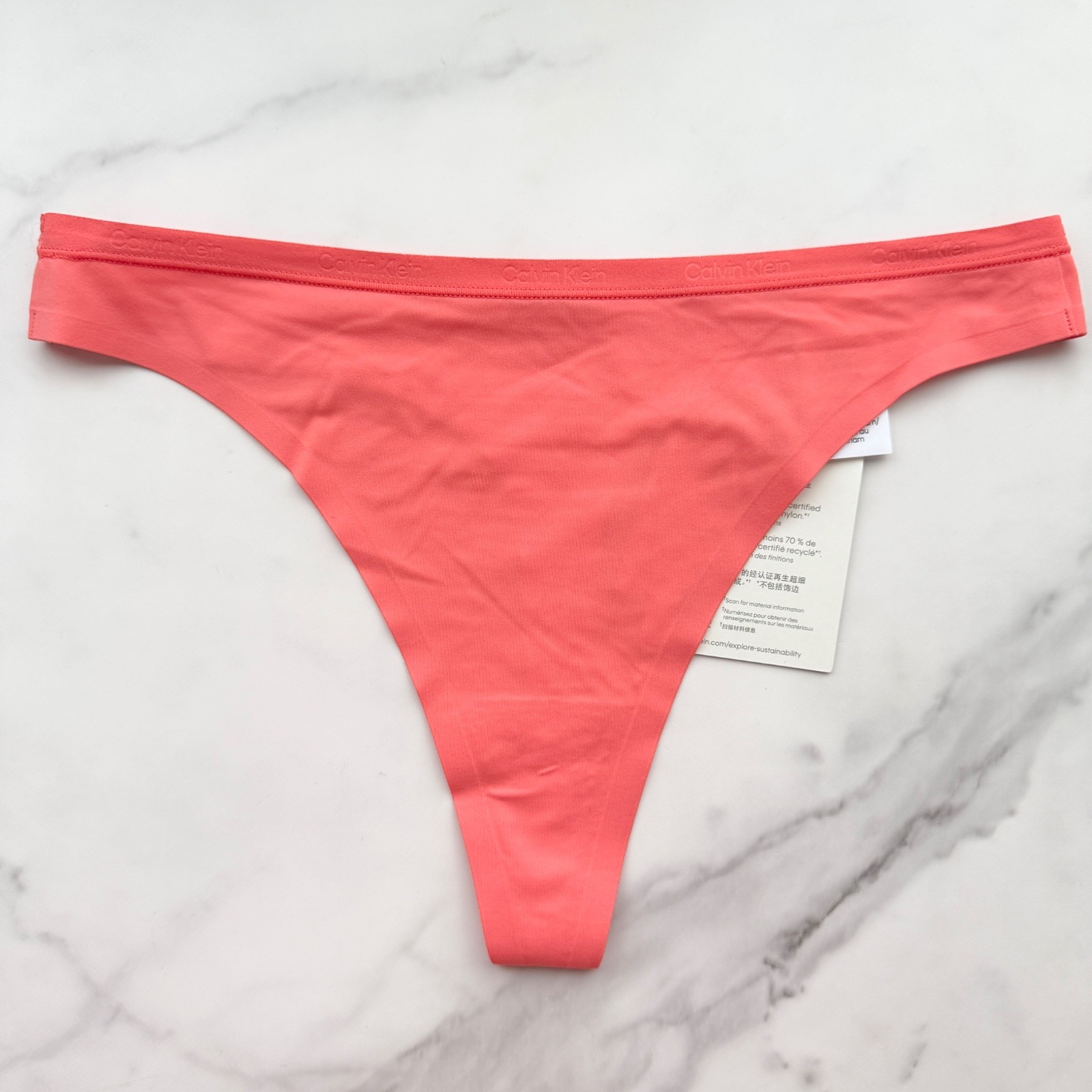 Calvin Klein Perfectly Fit Thong Panty Exquisite Pink SZ S/M/XL