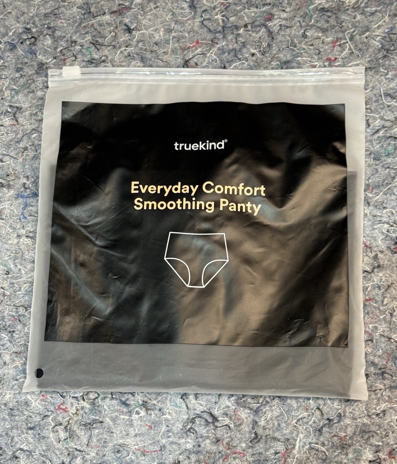 Truekind Everyday Comfort Smoothing Panty 3XL Black Breathable Lightweight