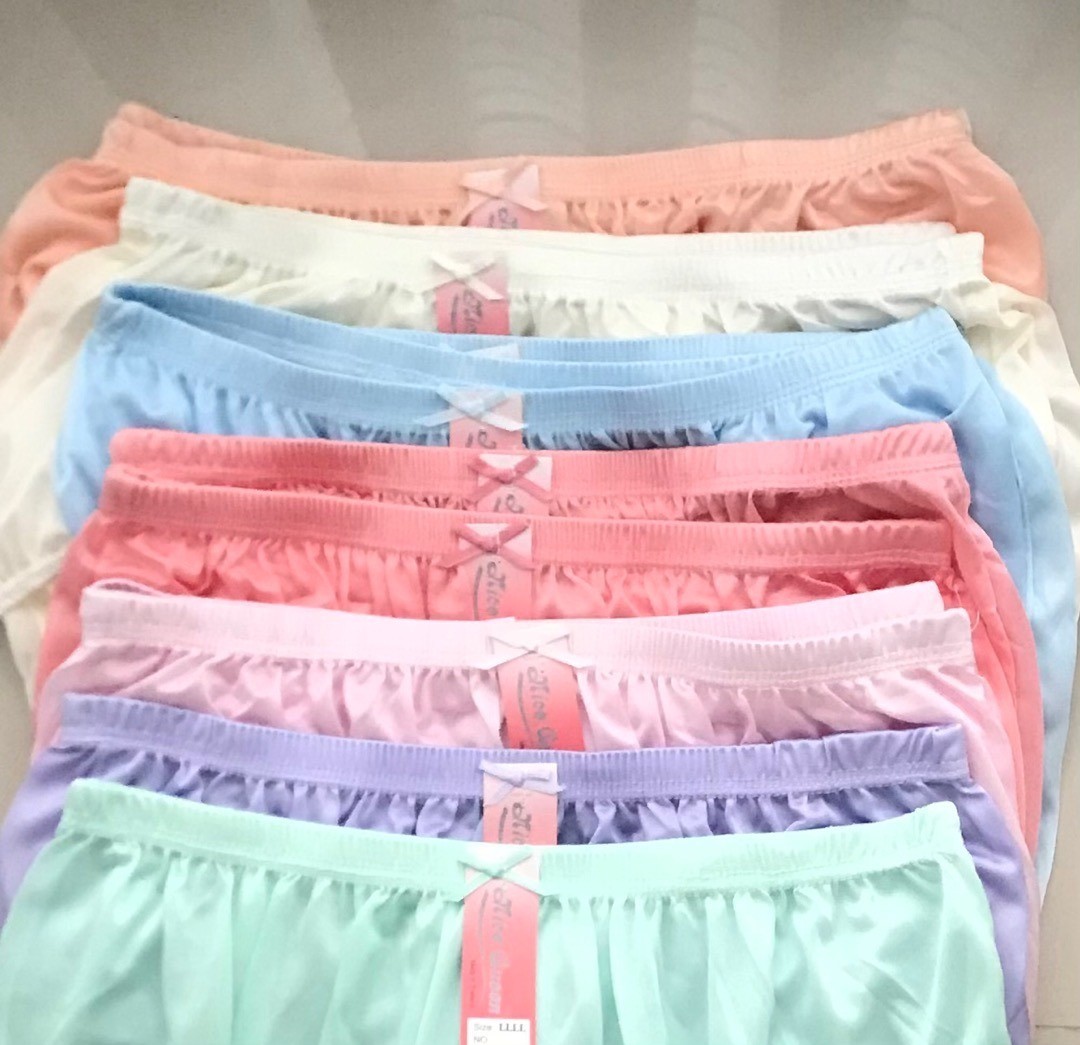 Nylon Panties Men Women Underwear Plus Size Comfort High Waist Knickers Pant Set