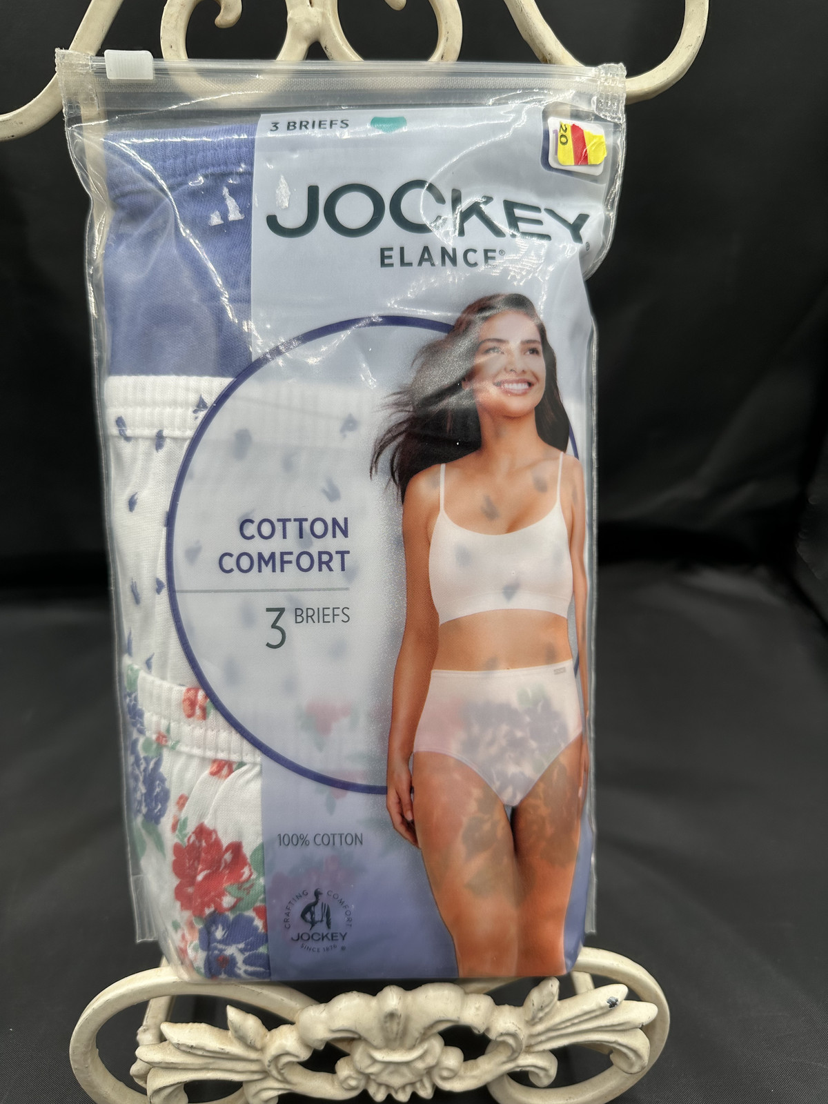 New Patterns 3 Pack Jockey Cotton Elance Briefs Underwear Panties Sizes 6 7 & 8