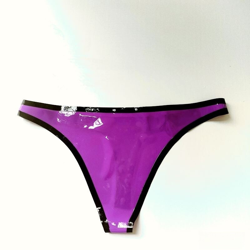 Latex Rubber Womens Thong G-string Knickers Bikini Briefs Panties Fetish BDSM