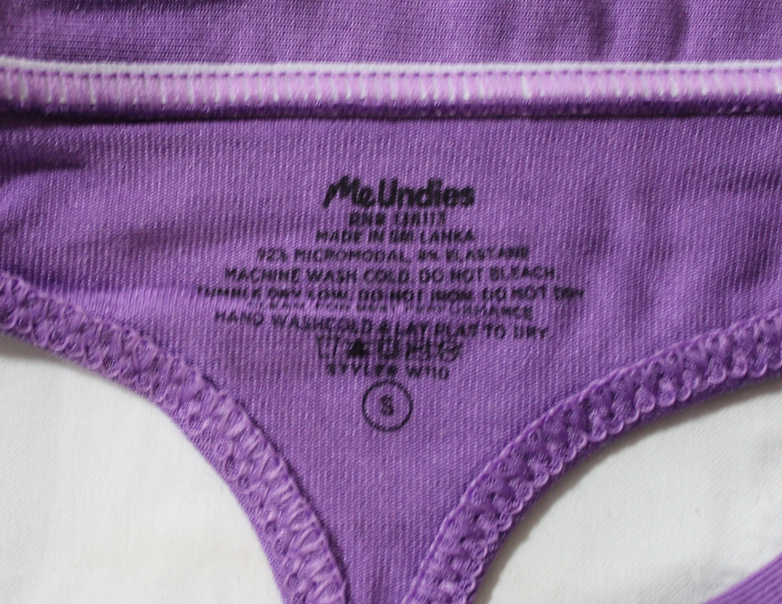 MeUndies Women’s UltraModal FeelFree Thong DH3 Passion Fruit Small NWT