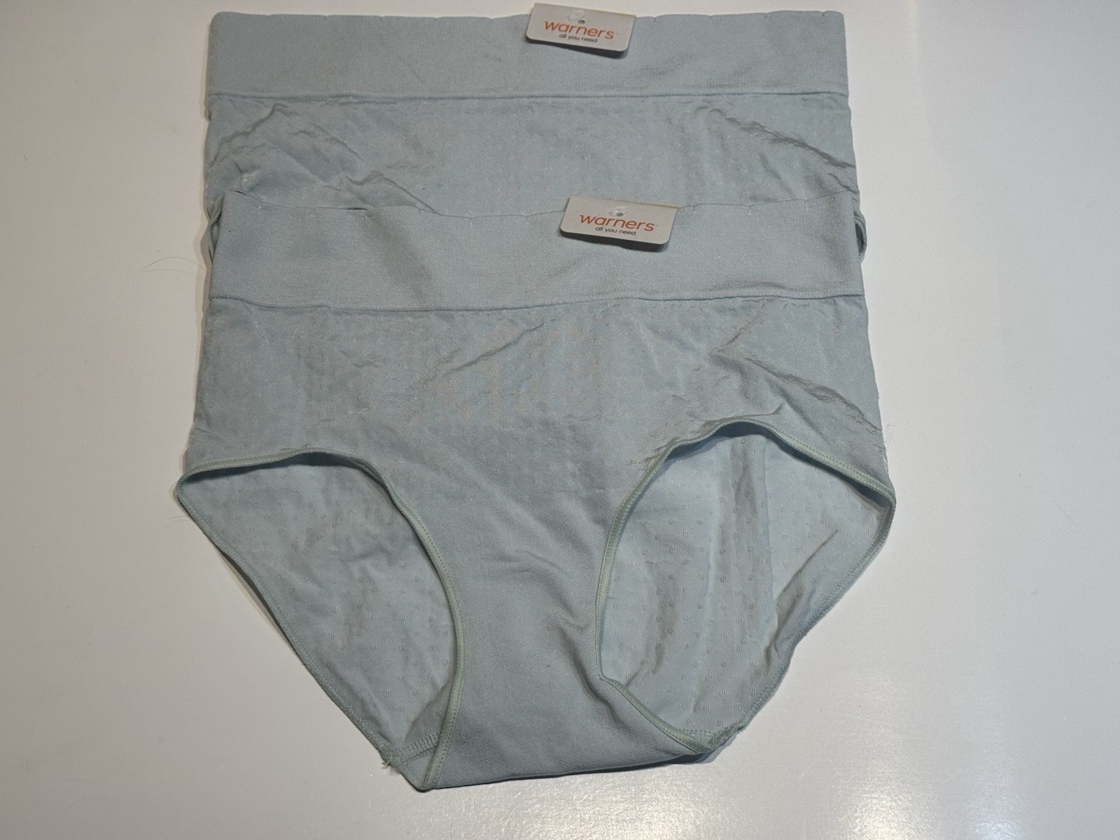 NWT 2 Pairs Warners No Pinching No Problems Hipster Panties RU8131P Size M 6