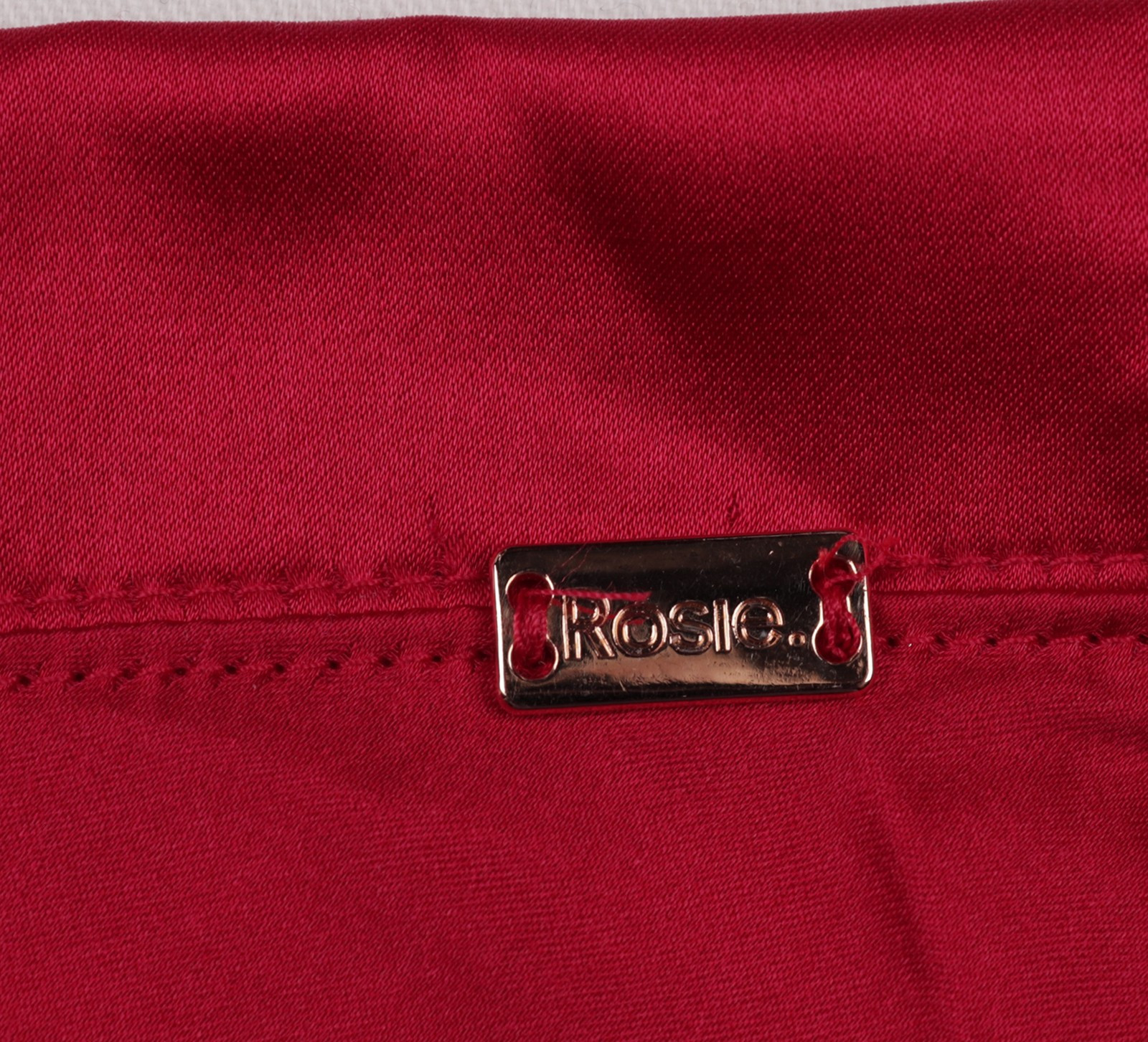 M&S Rosie Silk French Knickers Red Womens Size 18 zz