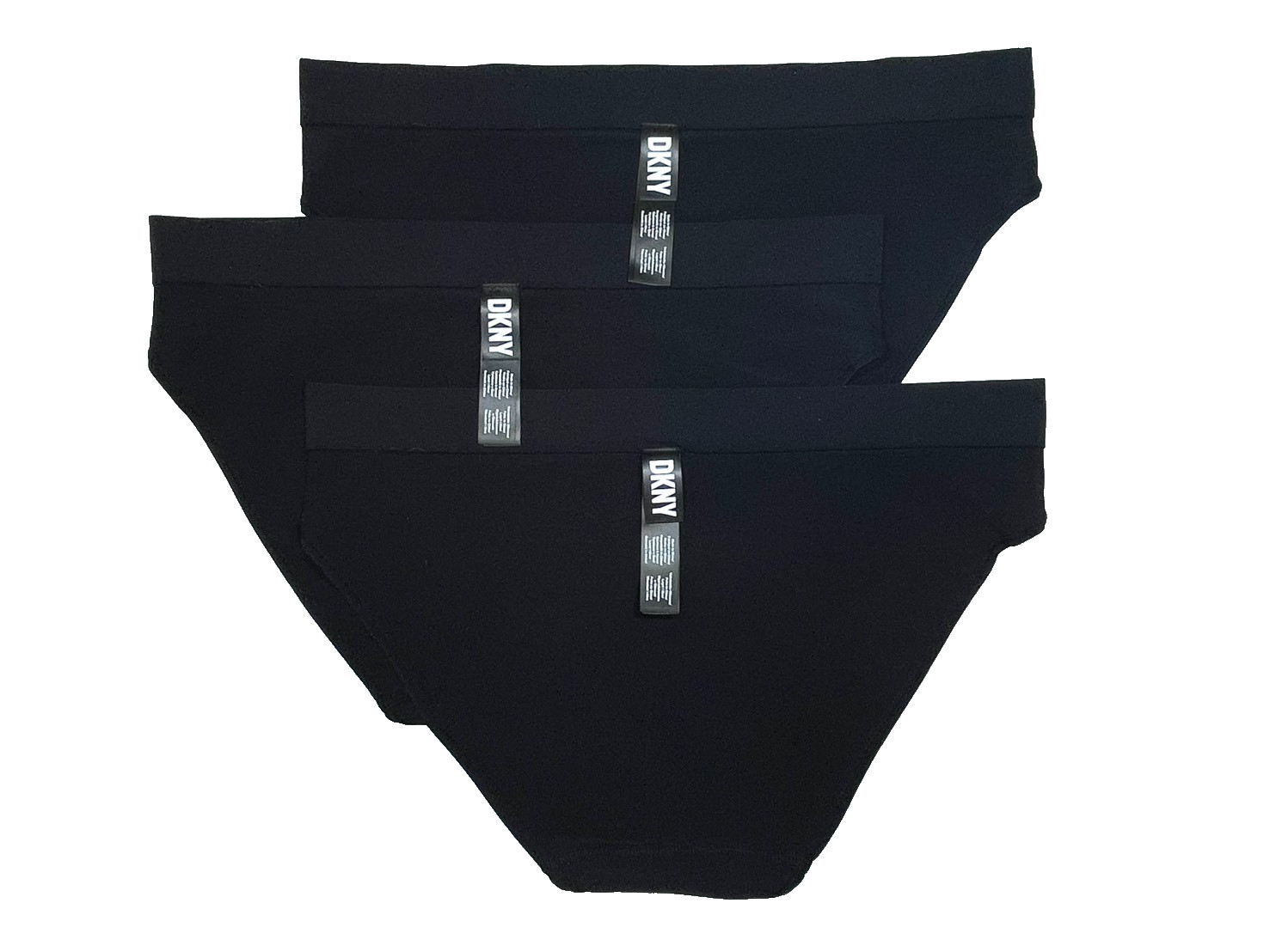 NWT DKNY Women’s XL Seamless Litewear Bikini Underwear 3 Pack DK5017NP3 Black
