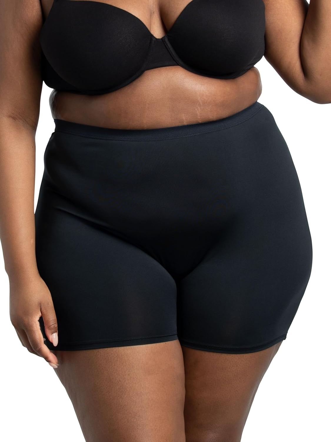 Women’s Fit for Me Plus Size Underwear Boxer Brief-Microfiber-Assorted 12
