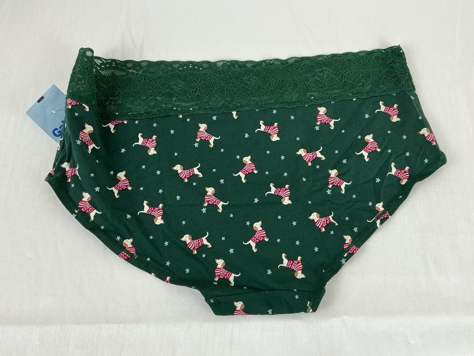 Women’s Maurices Cotton Stretch Bikini Panty Floral Bows Dog Animal Sz L 3 Pair