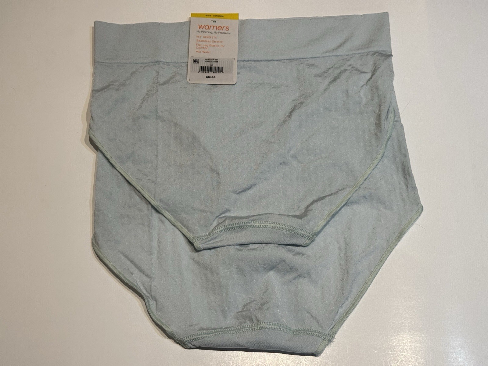 NWT 2 Pairs Warners No Pinching No Problems Hipster Panties RU8131P Size M 6