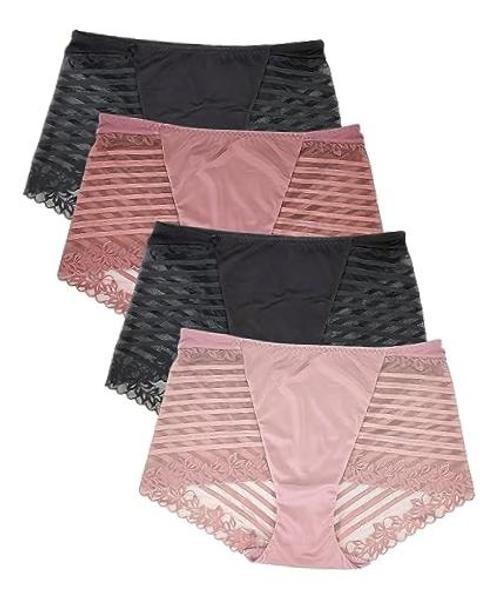 Lace Boy Shorts Underwear for Women Small to Plus Size Sexy 4X-Large Plus Tina