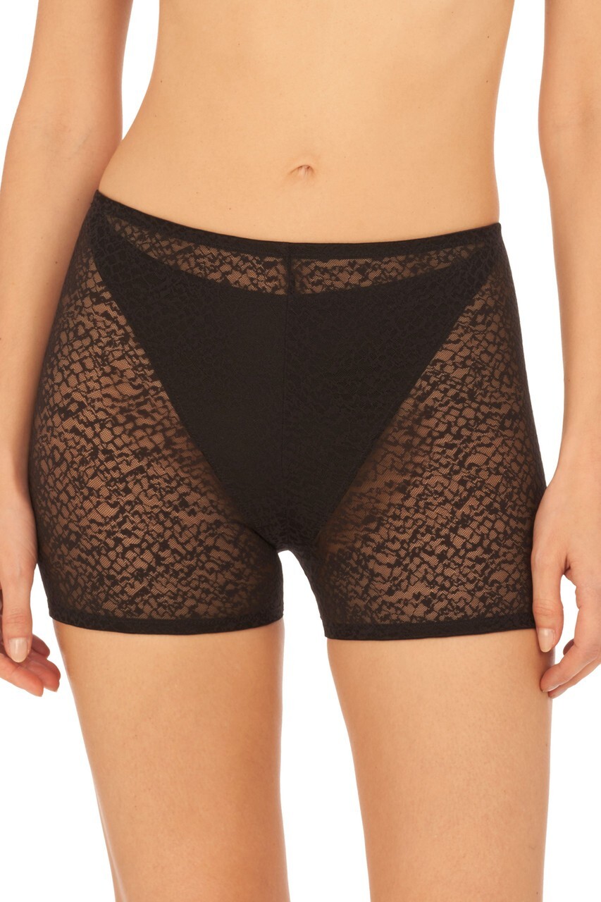 Lot of 2 Natori PRETTY SMOOTH SHORTLETTES NWT Buff & Black Women’s XL 770318