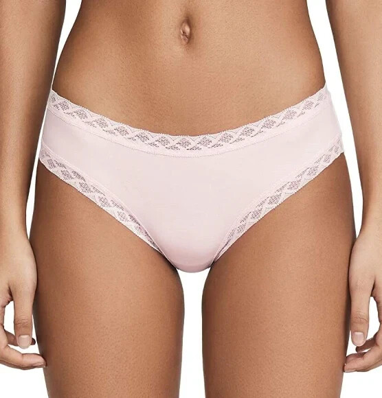 Natori Blushing Pink Bliss Cotton Girl Brief Women’s Size XS L128533