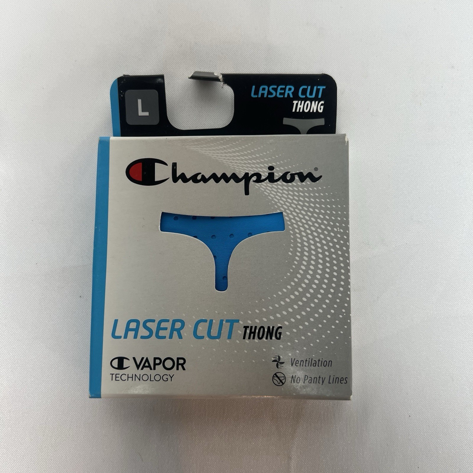 Champion® VAPOR™ TECHNOLOGY Women’s Laser Cut HIPSTER LRG blue. Lot of 3