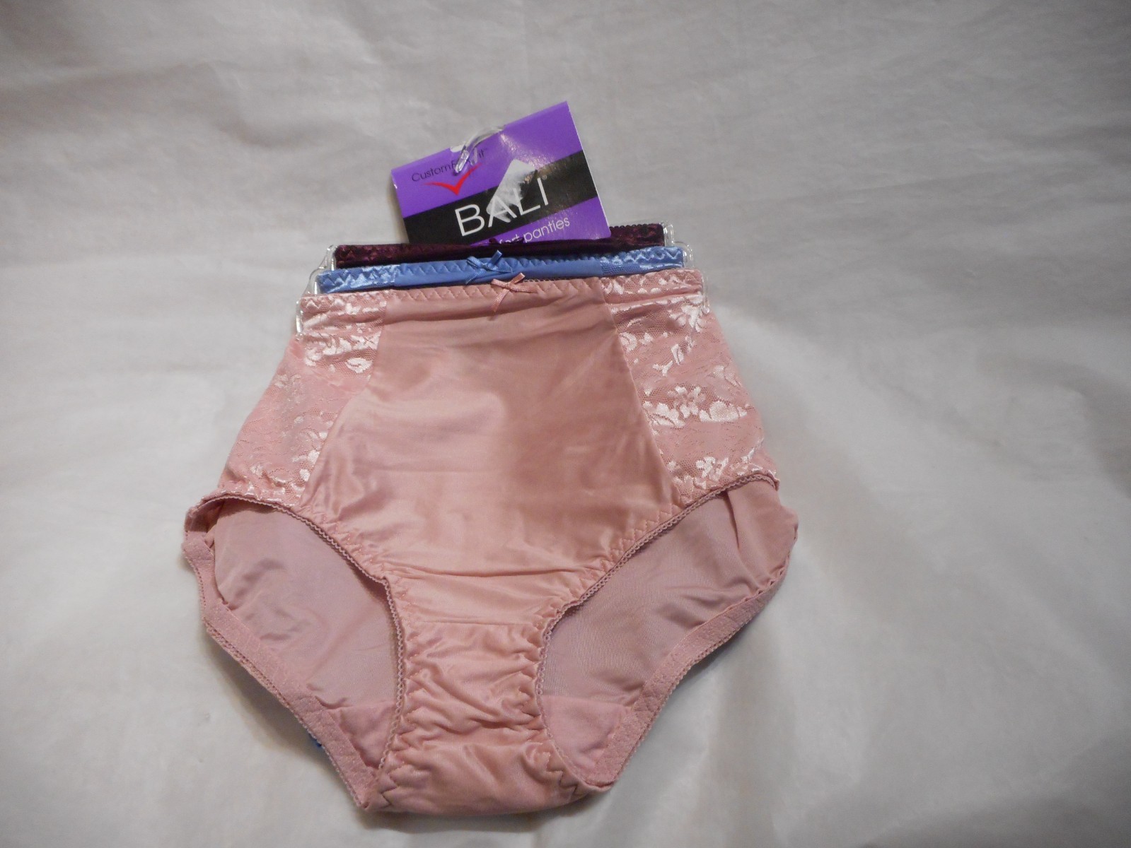 3 PK Bali Multicolor Double Support Brief Panty Medium,Large, XL & 2X/9