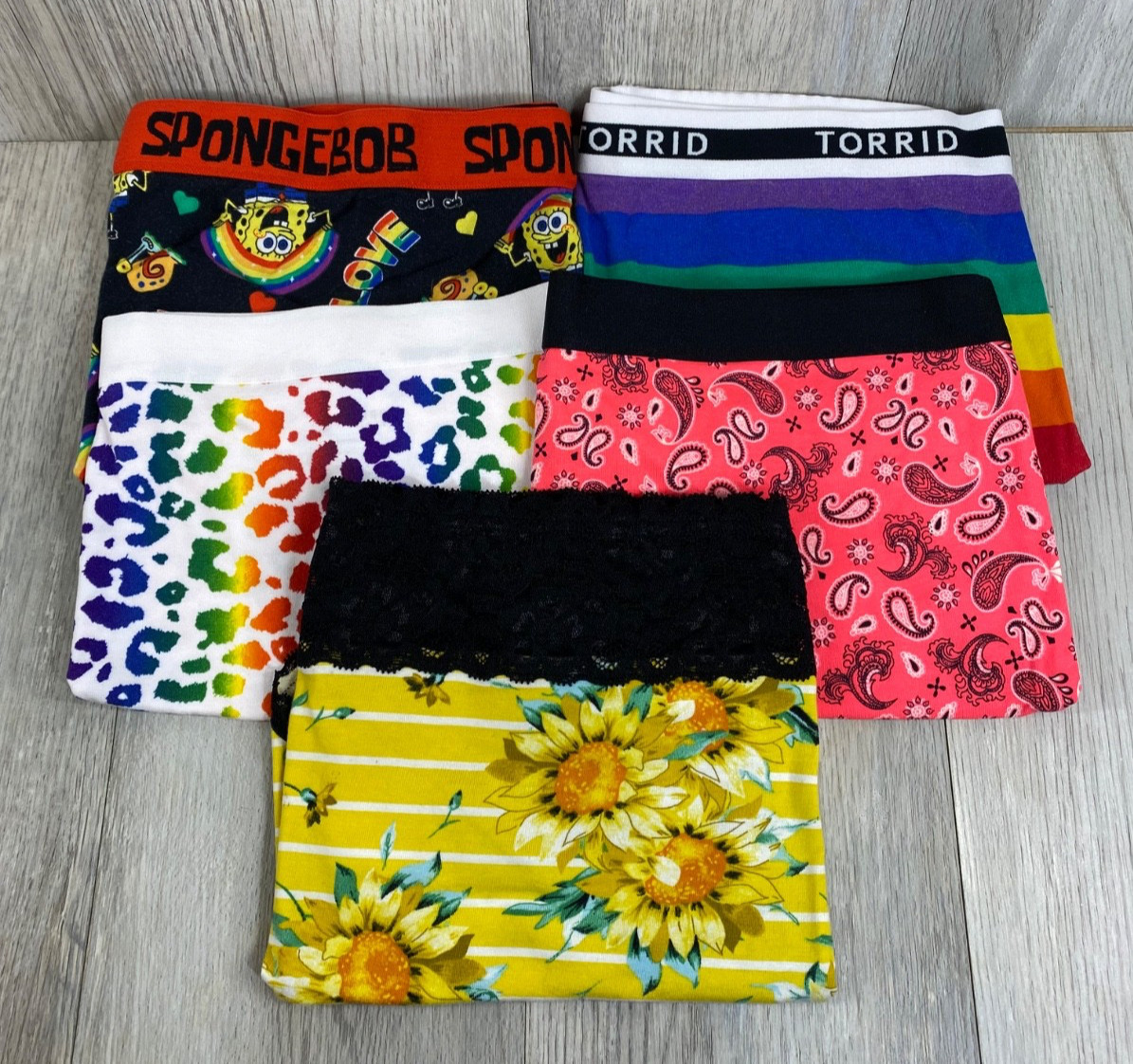PACK of 10 – TORRID Hipster Panties Underwear Plus 4 4x 26 (Mixed Pack)