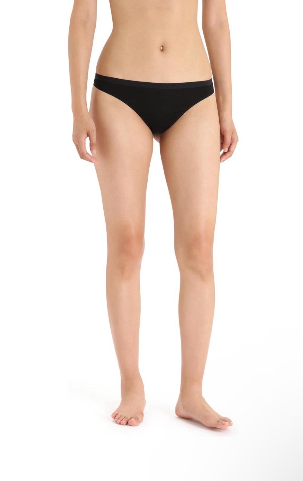 Icebreaker Women’s Merino Siren Thong Underwear – Black – X-Small