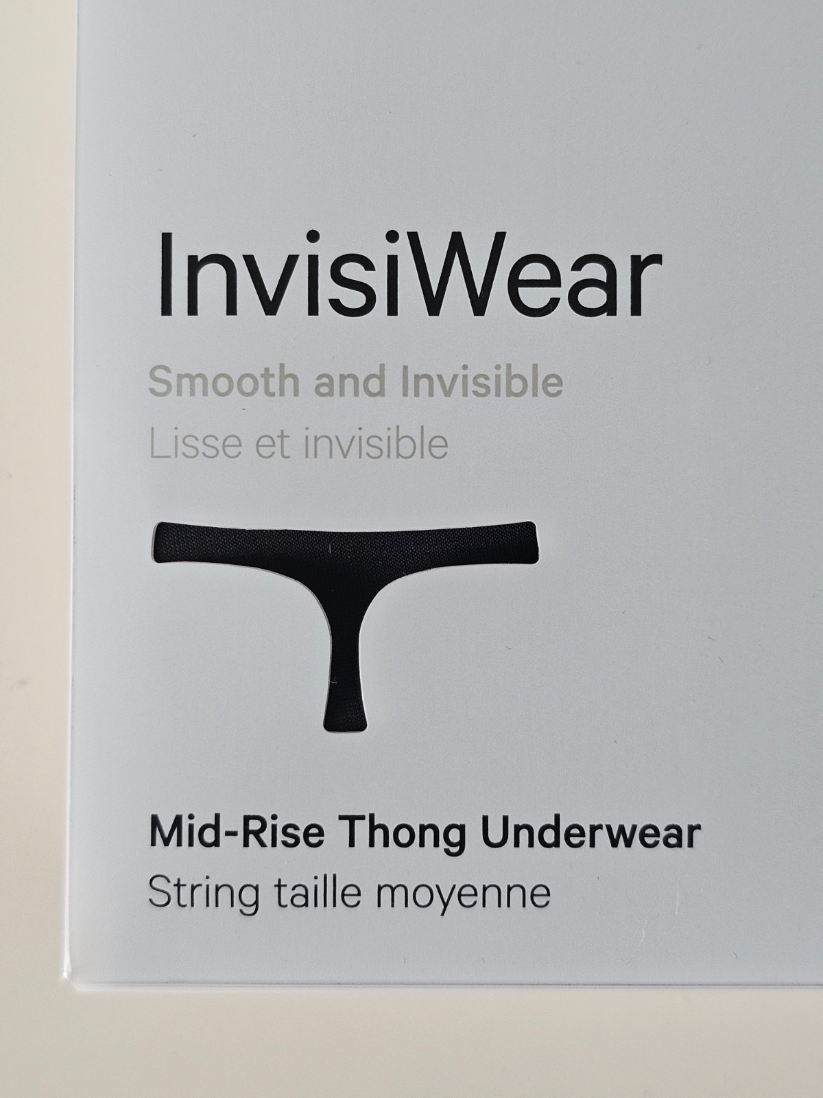 NWT LULULEMON Black Pink Ivory Smooth Invisible InvisiWear MR Thong 3 Pack Small