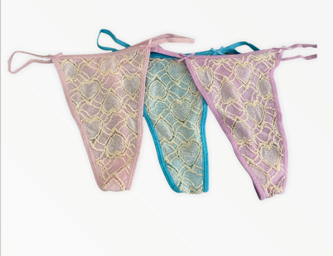Ladies Womans thong knickers brief One Size 34-38” Hips