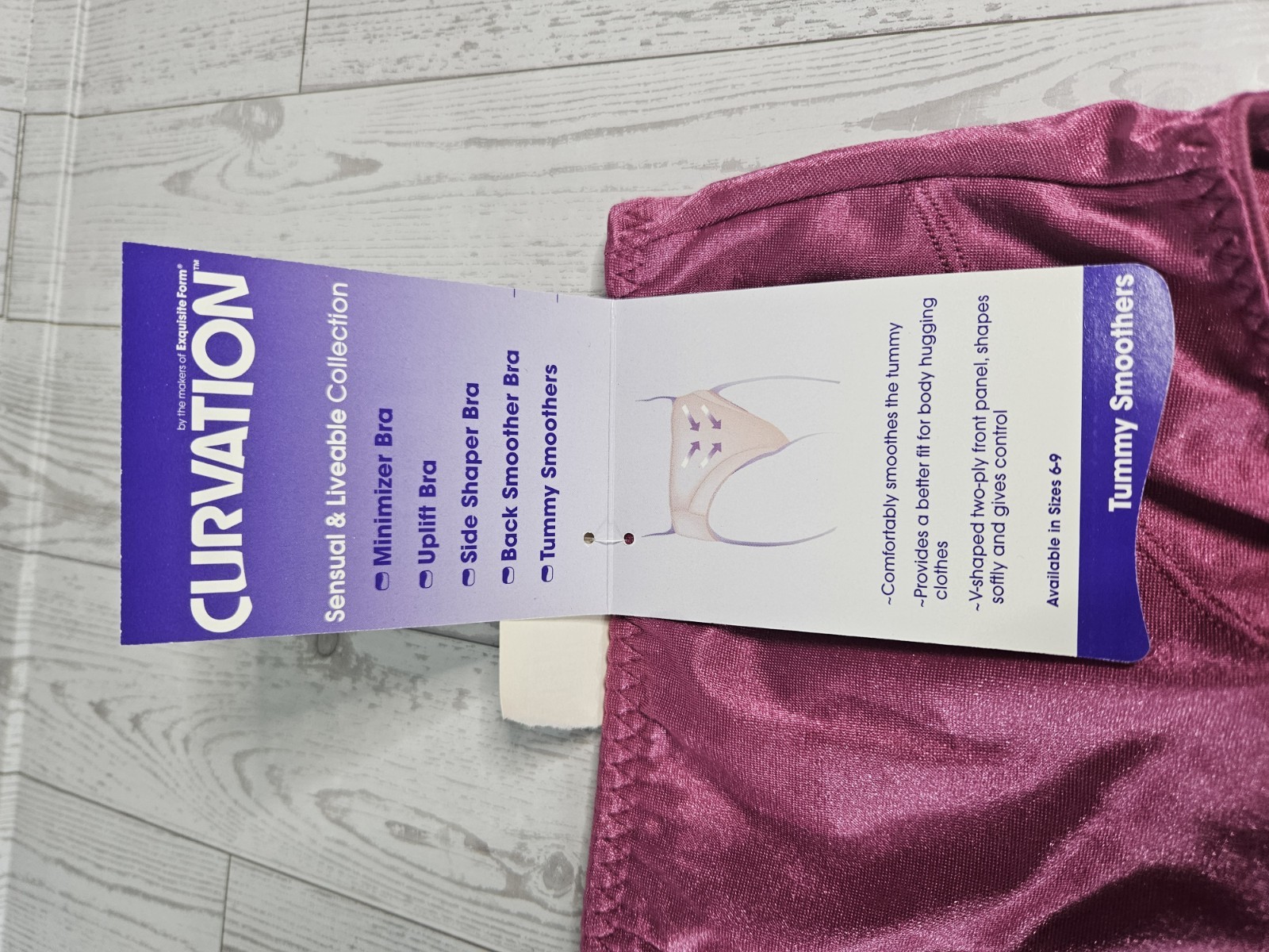 Curvation Womens Panties Size 8 Limited Edition Tummy Smoother Vintage (NEW)