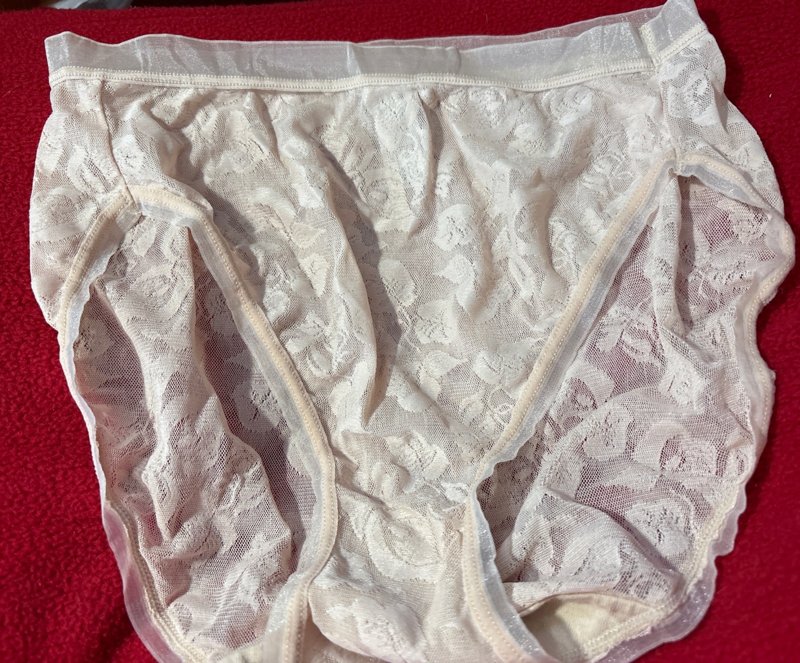 WACOAL LIGHTWEIGHT JACQUARD AWARENESS CALLA LILY PATTERN WOMEN M(6) – SAND NWOT