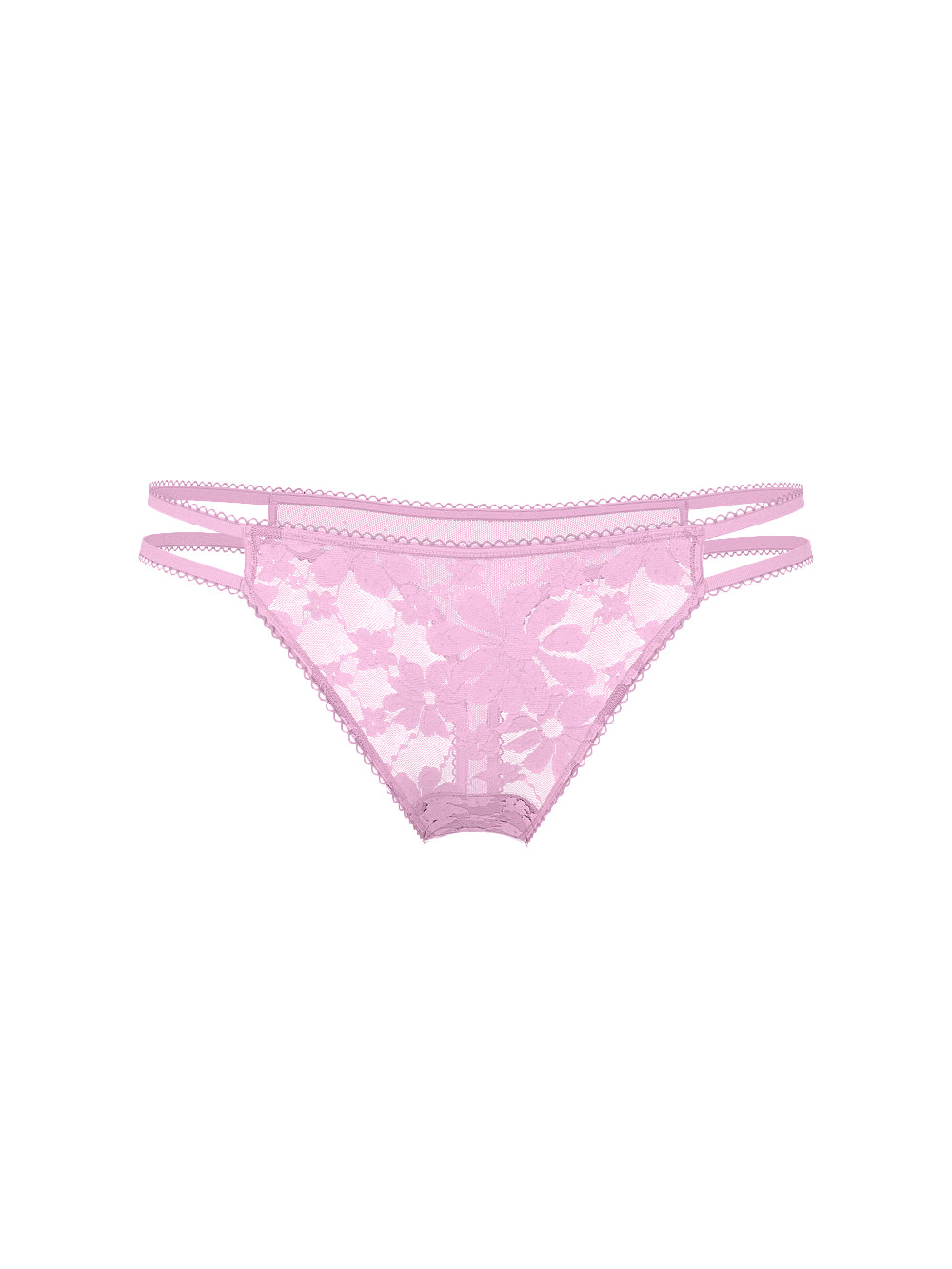 NWT Sealed Victoria’s Secret PINK Wink™ Sequin Thong Panty Size M~ Hushed Lilac