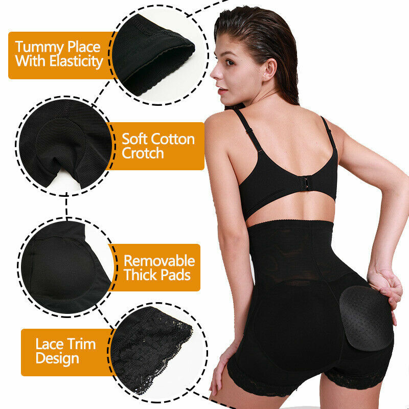 Women Butt Lift and Hip Enhancer Booty Padded Underwear Pants Shapewear FAKE ASS