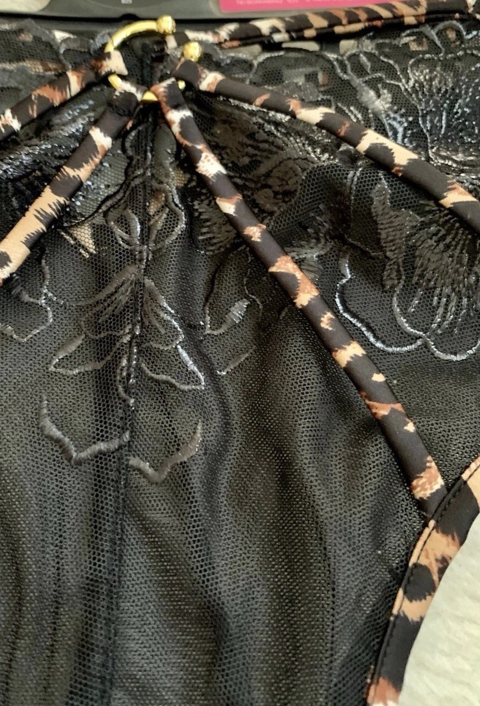 BNWT Marks and Spencer Boutique Size 8 Black Mix Miami Brazilian Knickers