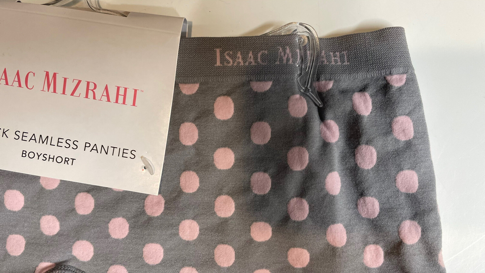 New Seamless Women’s Panties Isaac Mizrahi 2 Pack Boyshorts Medium