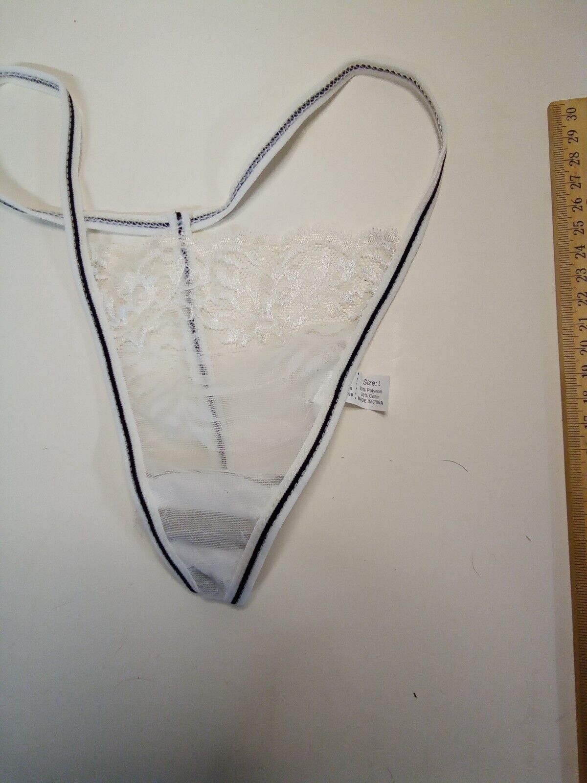 New Large Thongs with Lace