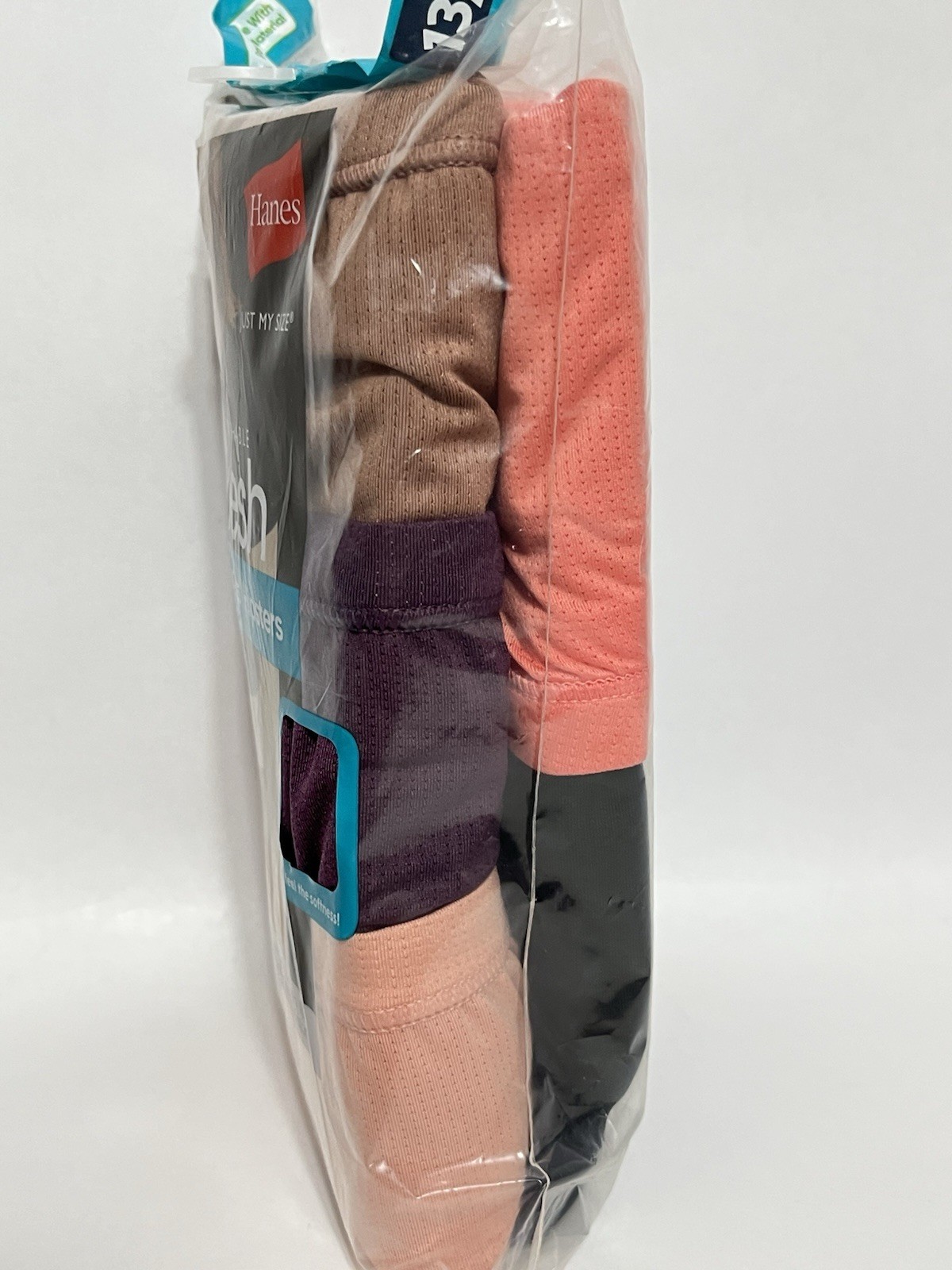 Hanes Women’s Underwear 5-Pack Tagless Hipsters Breathable Mesh Size 13/5X
