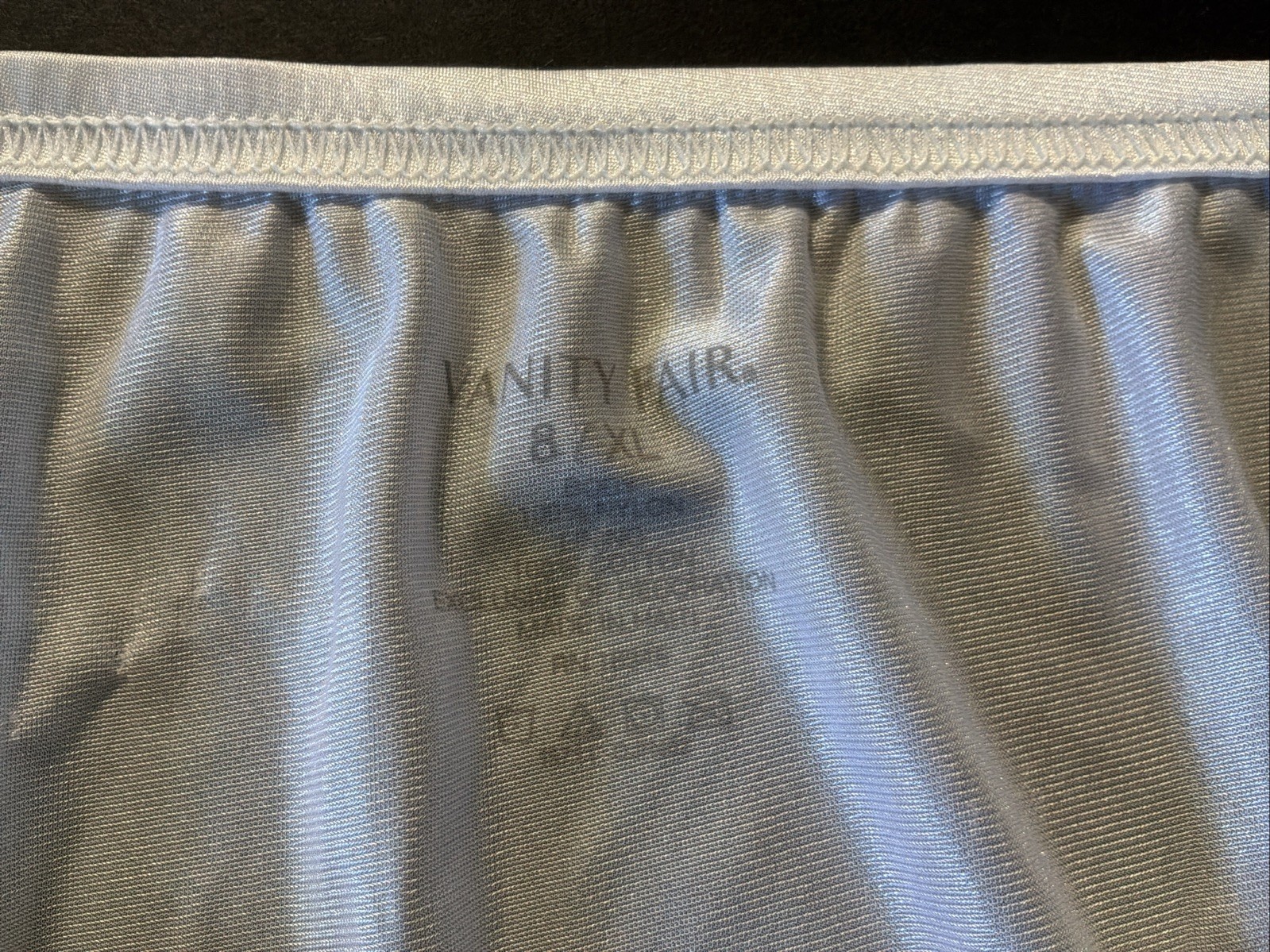 Vanity Fair Nylon Brief Panty White Size 8/XL Perfectly Yours 15711 1 Pair NEW